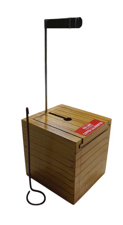 Copper Calorimeter 3"x2" In Wooden Box