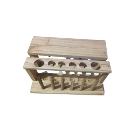 Test Tube Stand 6 Hole Wooden (Pk. of 2)