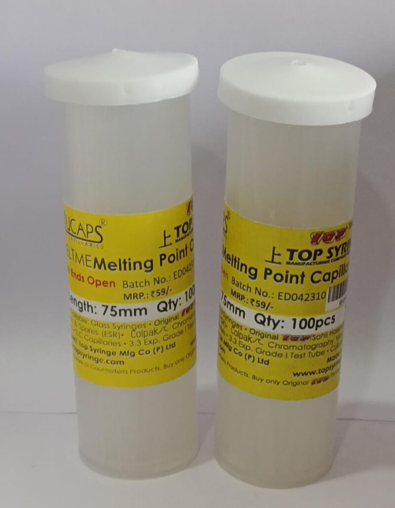Capillary Melting Point Tubes – Both end Open | 1 box contains 100 pieces (Pack of 2 Boxes, 200 Tubes) - Image 3